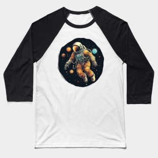 Astronaut in space Baseball T-Shirt